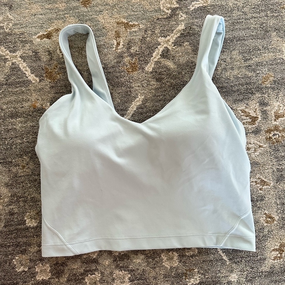 Lululemon Blue Align Crop Top Size 6 - EUC